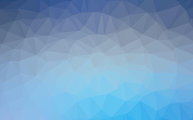 Light BLUE vector polygon abstract backdrop. Shining colored illustration in a Brand new style. Template for your brand book.