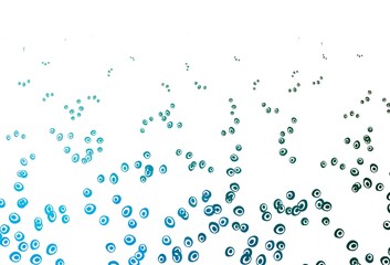 Light Blue, Green vector layout with circle shapes.