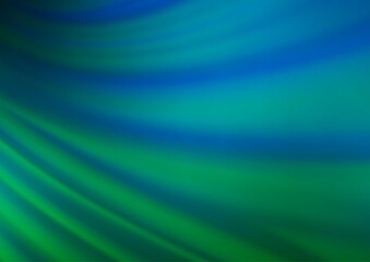 Light Blue, Green vector blurred shine abstract background. Colorful illustration in blurry style with gradient. A completely new design for your business.