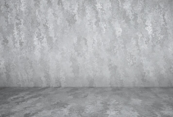 plaster wall, grey background