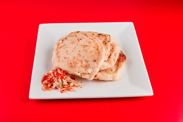 Traditional pupusas dish from central america el salvador and honduras