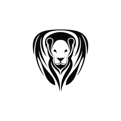 vector image of a lion head