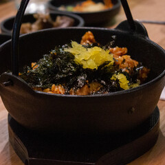 Korean rice and tuna with seaweed