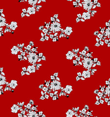 seamless flower pattern, floral print.