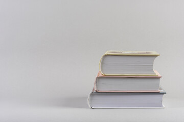 Stack of book education and wisdom concept