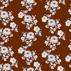 seamless flower pattern, floral print.