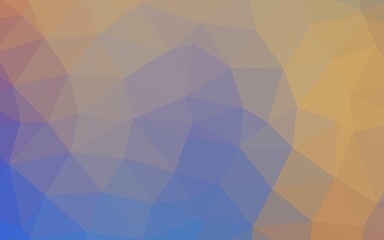 Obraz premium Light Blue, Yellow vector polygonal pattern. Creative illustration in halftone style with gradient. Textured pattern for background.