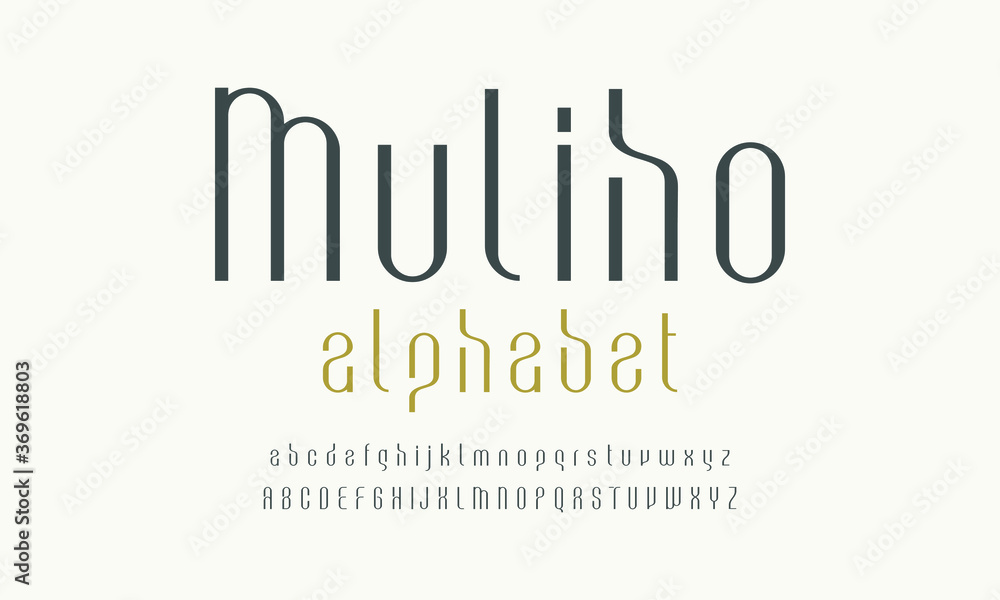 Poster alphabet typeface design. abstract font set. vector illustration for text.