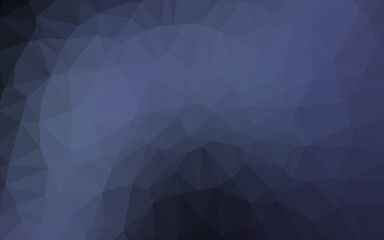 Obraz premium Dark BLUE vector polygon abstract backdrop. Geometric illustration in Origami style with gradient. Brand new design for your business.