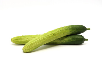 cucumber on white background
