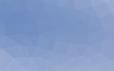 Fototapeta premium Light BLUE vector shining triangular background. Geometric illustration in Origami style with gradient. Template for your brand book.