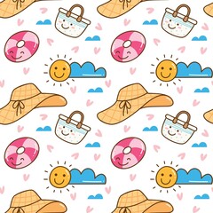 Summer theme background kawaii