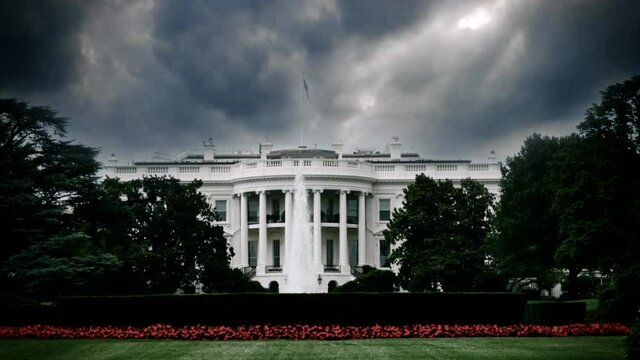 The White House in Washington, D.C. exteriors timelapse