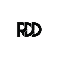 rdd letter original monogram logo design