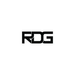 rdg letter original monogram logo design