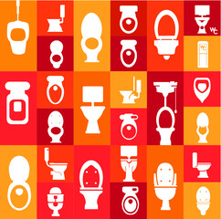 Wc, Toilet icons