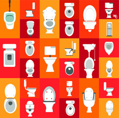 Wc, Toilet icons