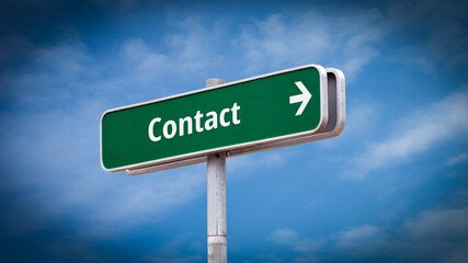 Street Sign to Contact