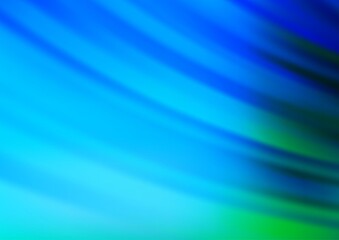 Obraz premium Light Blue, Green vector template with repeated sticks. Decorative shining illustration with lines on abstract template. Backdrop for TV commercials.