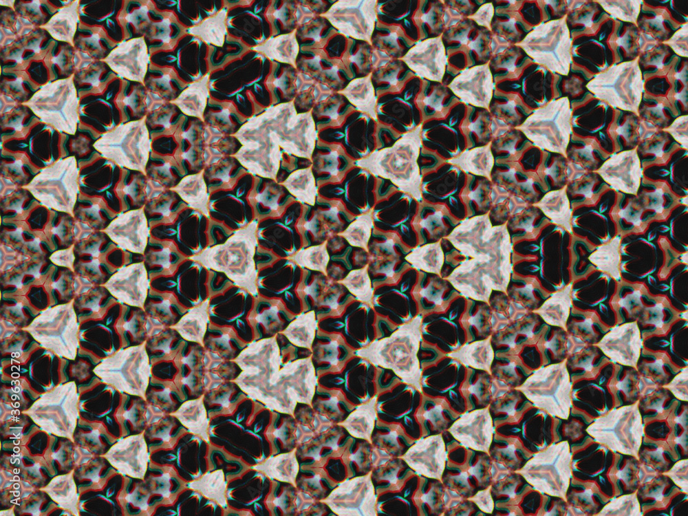 Poster abstract kaleidoscope patterned background