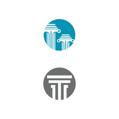 Column Logo Template vector symbol