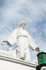 statue of Jesus Christ in Bialystok, Poland