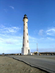 California Lighthouse at Aruba, Caribbean island