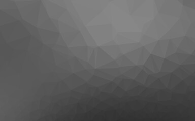 Fototapeta premium Dark Silver, Gray vector shining triangular background. A completely new color illustration in a vague style. Brand new design for your business.