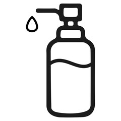 Fototapeta premium Hand wash in sanitiser vector illustration design isolated on white background, 