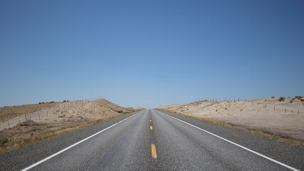 daytime desert highway