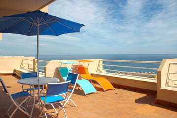 Holidays in Cullera, Valencia. Admiring and enjoying the Mediterranean Sea.