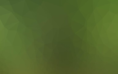 Fototapeta premium Light Green vector shining triangular background. A completely new color illustration in a vague style. Brand new design for your business.