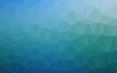 Obraz premium Light BLUE vector shining triangular template. Modern geometrical abstract illustration with gradient. Completely new template for your business design.