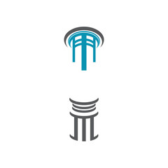 Column Logo Template vector symbol