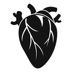 NAME icon. Simple illustration of biology, human, heartvector icon for web design isolated on white background