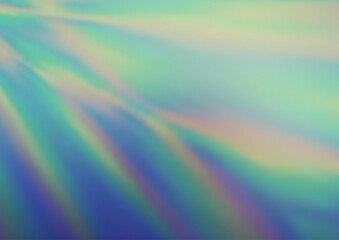 Light Blue, Green vector glossy bokeh pattern. Creative illustration in halftone style with gradient. Brand new style for your business design.