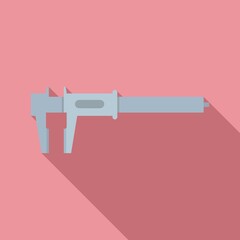 Caliper icon. Flat illustration of caliper vector icon for web design