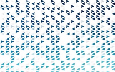 Light BLUE vector texture in triangular style. Modern abstract illustration with colorful triangles. Pattern for commercials.