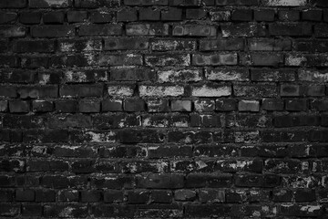 perfect abstract black and white brick wall for wallpaper background ground texture stone	