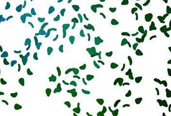 Light Blue, Green vector texture with random forms.