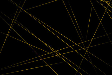 Fototapeta premium Abstract black with gold lines, triangles background modern design. Vector illustration EPS 10.