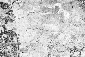 Texture of a concrete wall with cracks and scratches which can be used as a background
