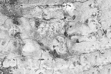 Texture of a concrete wall with cracks and scratches which can be used as a background