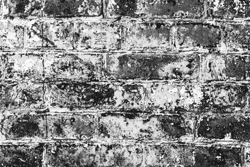 Obraz premium Texture of a brick wall with cracks and scratches which can be used as a background