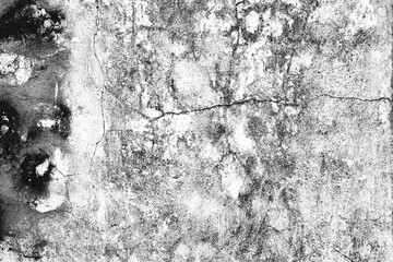 Texture of a concrete wall with cracks and scratches which can be used as a background