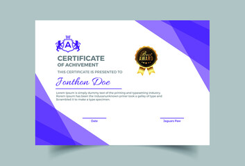 Corporate Professional Certificate Template Design