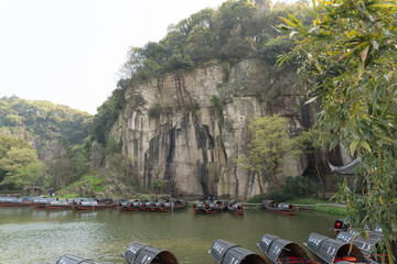 中国　東湖の景色
