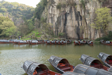 中国　東湖の景色