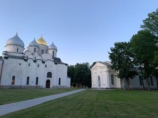 Fototapeta premium White russian orthodox church