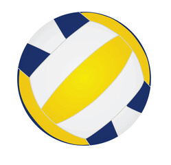 Classic volleyball ball. vector illustration